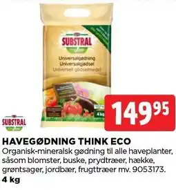 jem & fix SUBSTRAL HAVEGØDNING THINK ECO tilbud