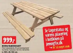 jem & fix BORD/BÆNKESÆT tilbud