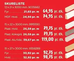 jem & fix sKURELISTE tilbud