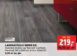 jem & fix LAMINATGULV MØRK EG tilbud