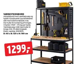 jem & fix VÆRKSTEDSBORD tilbud