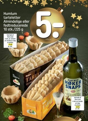 Humlum tarteletter Almindelige eller fedtreducerede
