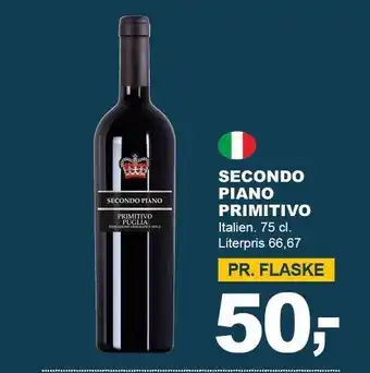 Let-Køb SECONDO PIANO PRIMITIVO tilbud