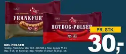 Let-Køb GØL PØLSER tilbud