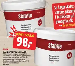 jem & fix STABILE SANDSPARTEL LH ELLER M tilbud