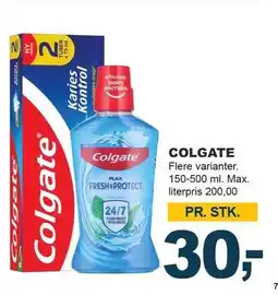 Let-Køb COLGATE tilbud