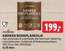 jem & fix JUNCKERS KØKKEN BORDPLADEOLIE tilbud