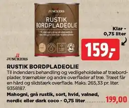 jem & fix JUNCKERS RUSTIK BORDPLADEOLIE tilbud
