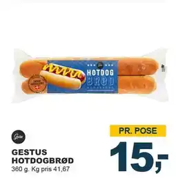 Let-Køb GESTUS HOTDOGBRØD tilbud