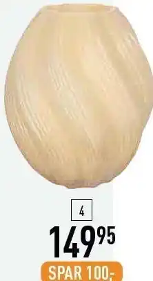 Imerco Glasvase 21 cm tilbud