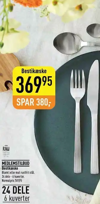 Imerco Bestikæske tilbud