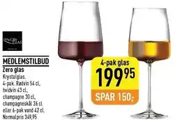 Imerco Zero glas tilbud