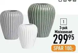 Imerco Minivasesæt 3-pak tilbud