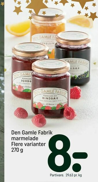 REMA 1000 Den Gamle Fabrik marmelade tilbud