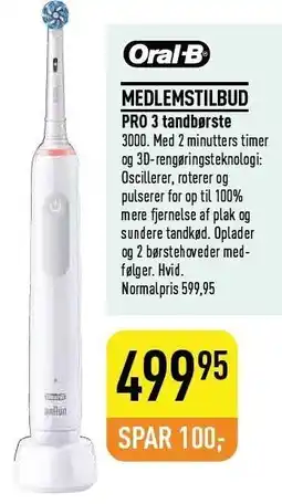 Imerco PRO 3 tandbørste tilbud