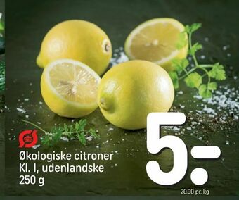 REMA 1000 Økologiske citroner tilbud