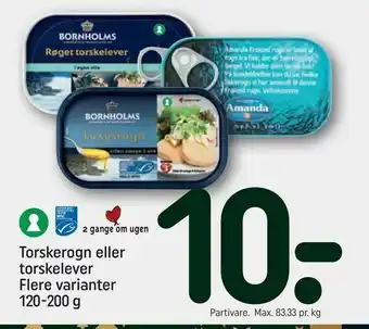 Torskerogn eller torskelever