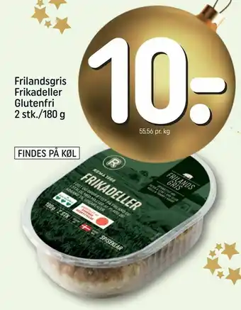 REMA 1000 Frilandsgris Frikadeller Glutenfri tilbud