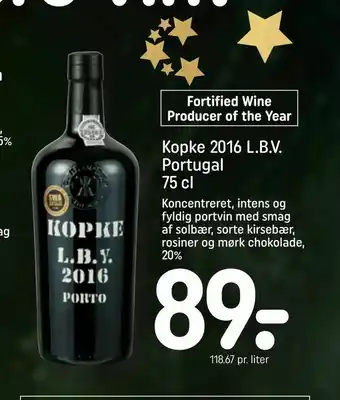 REMA 1000 Kopke 2016 L.B.V. Portugal tilbud