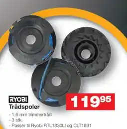 Bauhaus RYOBI Trådspoler tilbud