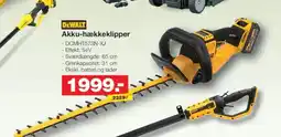 Bauhaus DEWALT Akku-hækkeklipper tilbud