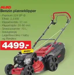 Bauhaus ALKO Benzin plæneklipper tilbud
