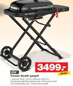 Bauhaus Weber traveler stealth gasgrill tilbud