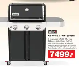 Bauhaus weber Genesis E-315 gasgrill tilbud