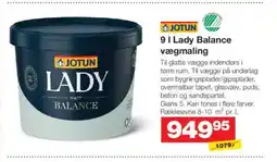 Bauhaus 9 | Lady Balance vægmaling tilbud