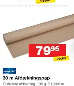 Bauhaus 30 m Afdækningspap tilbud