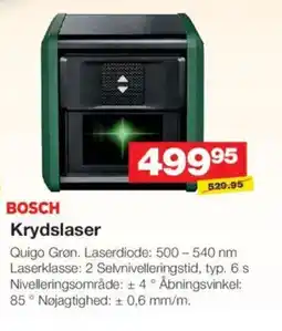 Bauhaus BOSCH Krydslaser tilbud