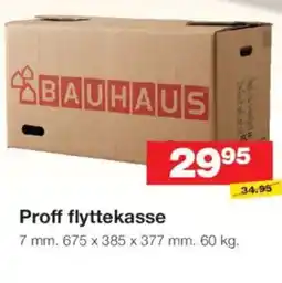 Bauhaus Proff flyttekasse tilbud