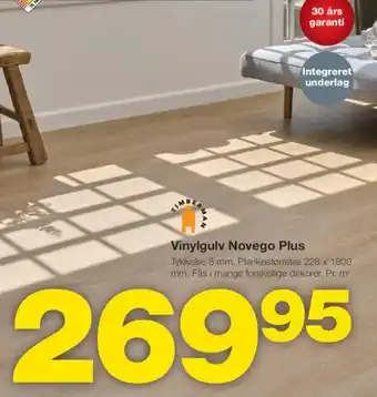 Bauhaus Vinylgulv Novego Plus tilbud