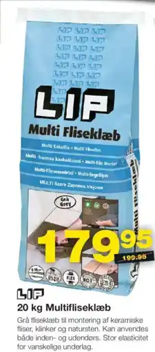 Bauhaus LIP Multifliseklæb tilbud