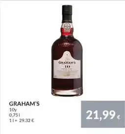 Nielsen's Discount GRAHAM'S 10 tilbud