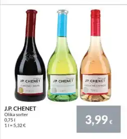 Nielsen's Discount J.P. CHENET tilbud