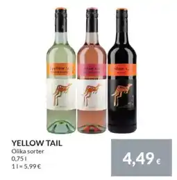 Nielsen's Discount YELLOW TAIL tilbud