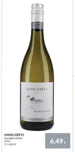 Nielsen's Discount HANS GREYL Sauvignon Blanc tilbud