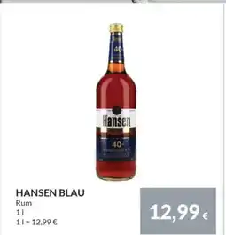 Nielsen's Discount HANSEN BLAU tilbud