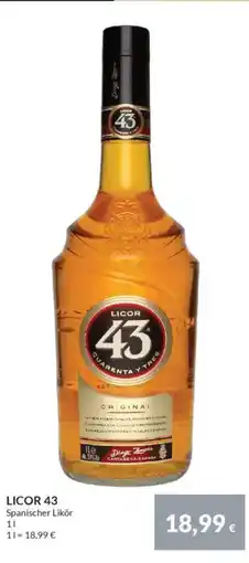 Nielsen's Discount LICOR 43 Spanischer Likör tilbud