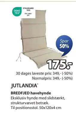 JYSK JUTLANDIA® BREDFJED havehynde tilbud