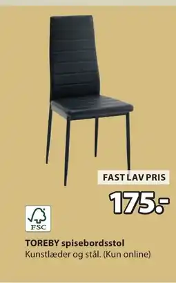 JYSK TOREBY spisebordsstol tilbud