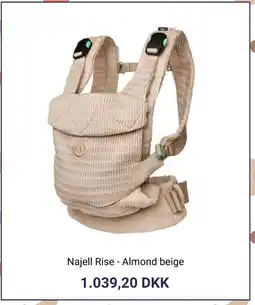 Babysam Najell Rise - Almond beige tilbud