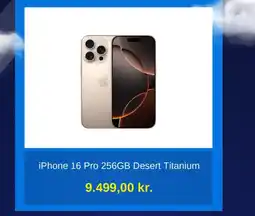 Humac iPhone 16 Pro 256GB Desert Titanium tilbud