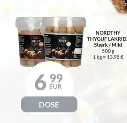 Nielsen's Discount NORDTHY THYGUF LAKRIDS Stærk / Mild tilbud
