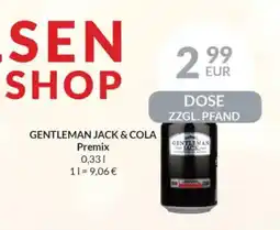 Nielsen's Discount GENTLEMAN JACK & COLA Premix tilbud