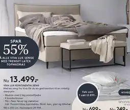 SengeSpecialisten VIVA LUX KONTINENTALSENG tilbud