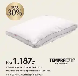 SengeSpecialisten TEMPAKON V HOVEDPUDE tilbud