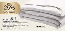 SengeSpecialisten TEMPRAKON RULLEMADRASSER tilbud