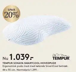 SengeSpecialisten TEMPUR SONATA SMARTCOOL HOVEDPUDE tilbud